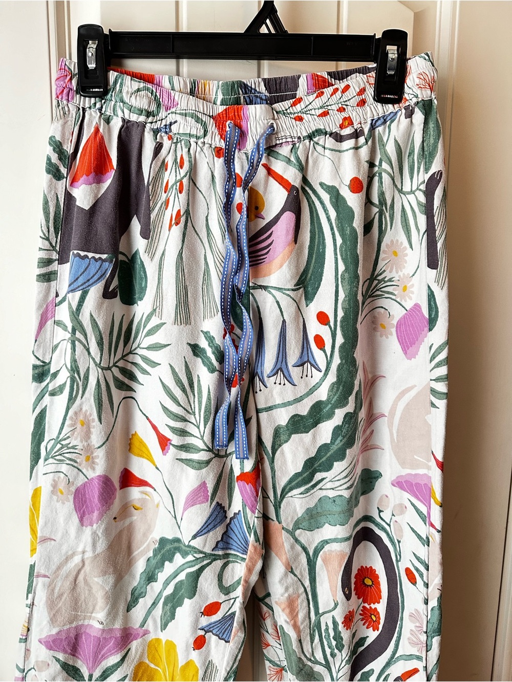 Megan Galante by Anthropologie Botanical Garden Floral Flannel Sleep Pants S - Picture 4 of 16